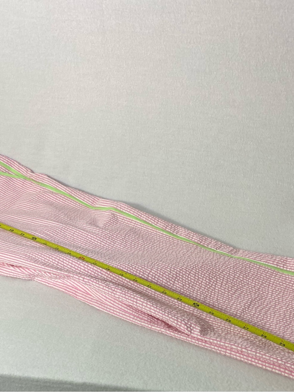 Lilly Pulitzer VINTAGE WHITE LABEL Pink White Stripe 2 Piece Set Top Capri 6 - Picture 13 of 15